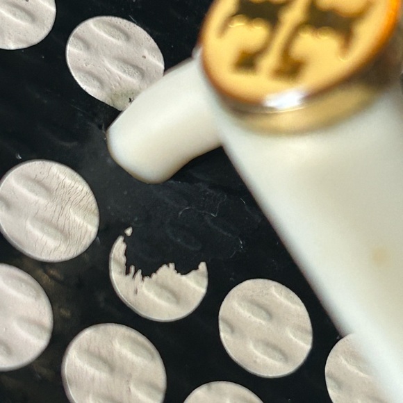 Tory Burch Black and White Polka Dot Sandals - Picture 9 of 12